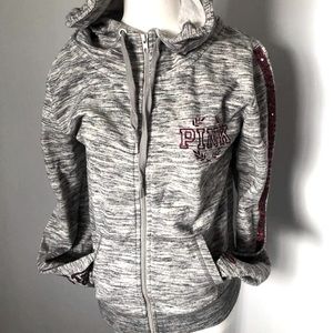 🌺Victoria Secret PINK Limited Edition Marled Bling Hoodie🌺